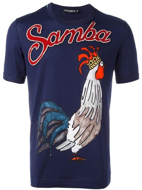 t shirt dolce gabbana homme samba|Dolce & Gabbana t shirts.